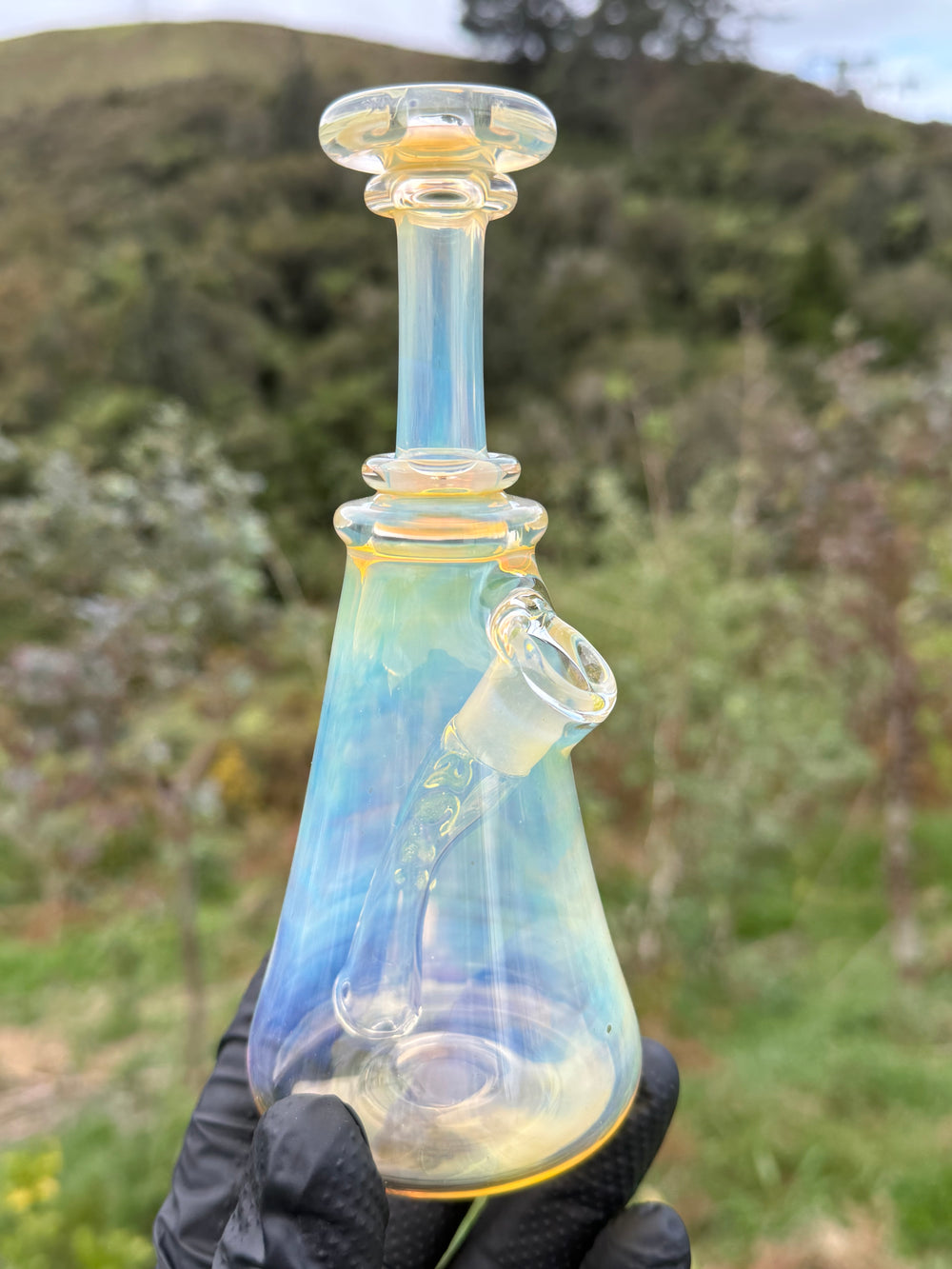Yeti Glass Mini Jammer - Silver/Gold Fumed #1