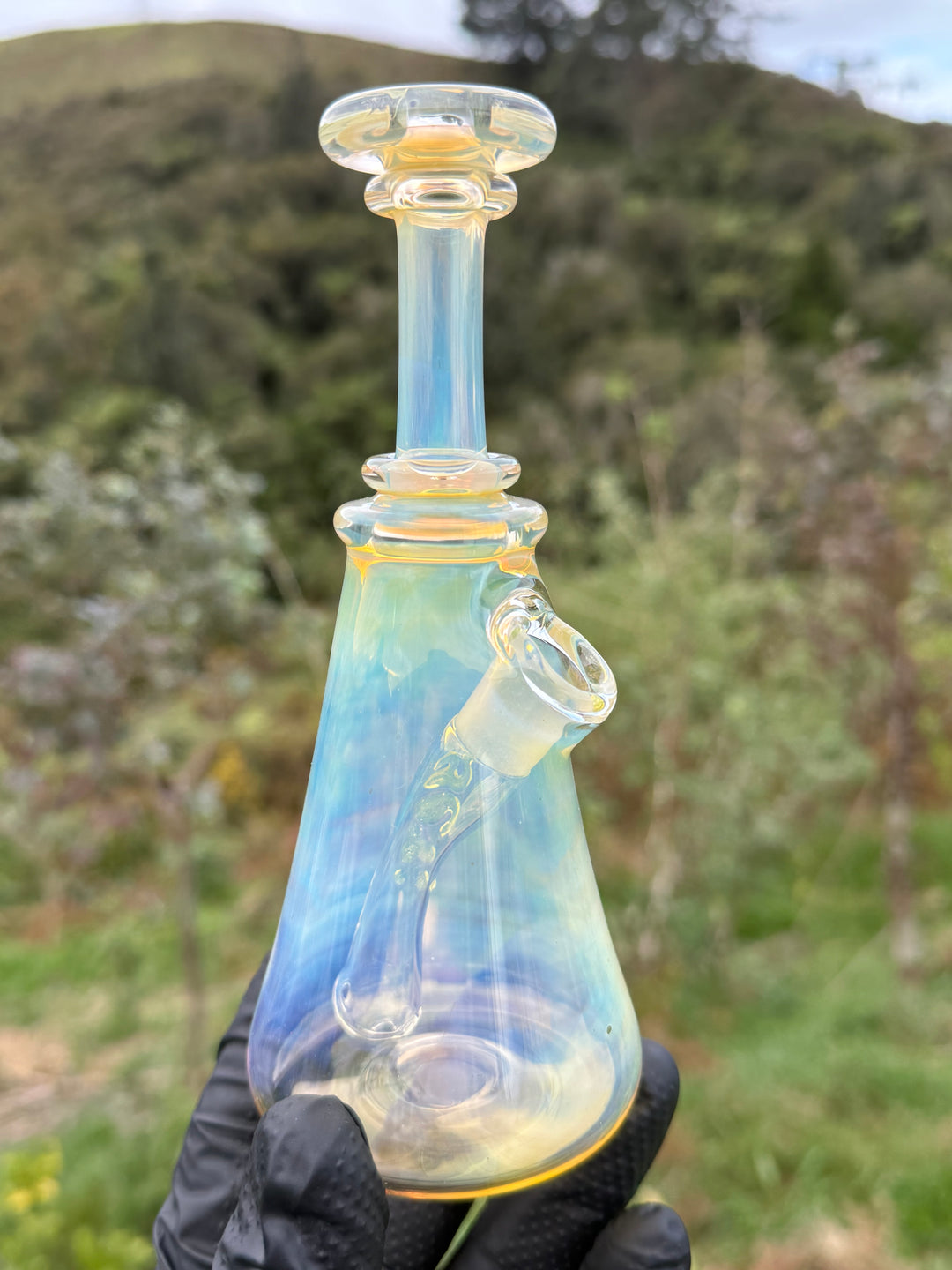 Yeti Glass Mini Jammer - Silver/Gold Fumed #1