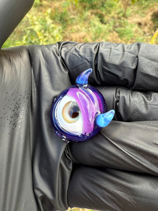 Jamie Clement Monster Eye Carb Cap - Gold Amethyst