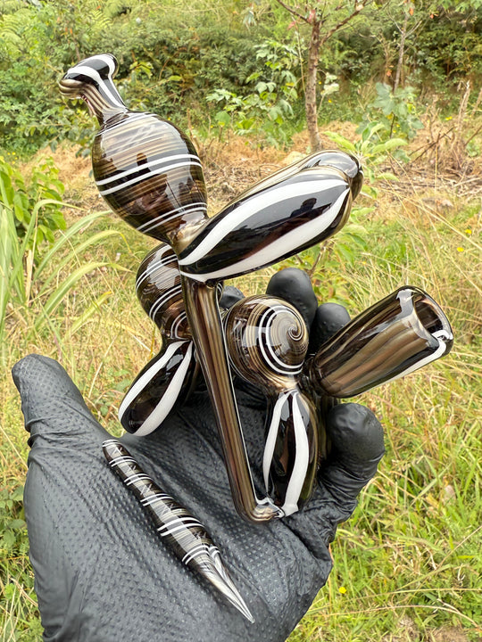 Blitzkriega Balloon Dog Recycler - Black/White/Multicolour