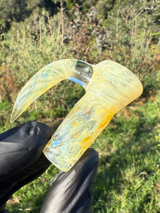 Jims Glass Blowing 18mm Chaos Slide - Silver Fumed