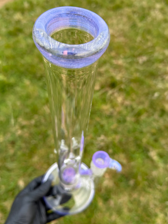 2K Double Inline To 360 Imperial Perc With Slide - Pink Slyme