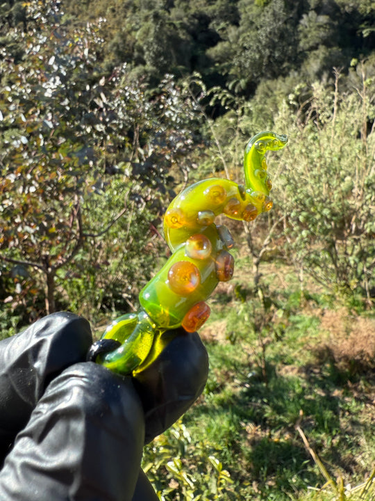 Jamie Clement Tentacle Pendant - Green Opal #1