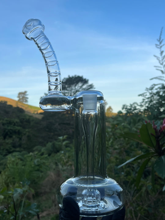 The Glass Bandit 18mm Bubbler #2 - Clear