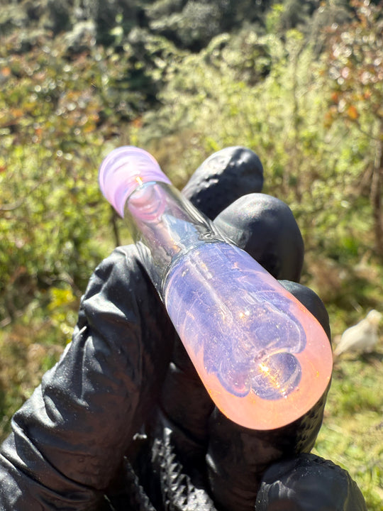 Jamie Clement Glass Downstem Seconds Quality - Pink Slyme