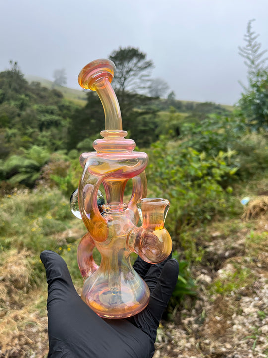 Yeti Glass Double Uptake Klein - Gold Fumed