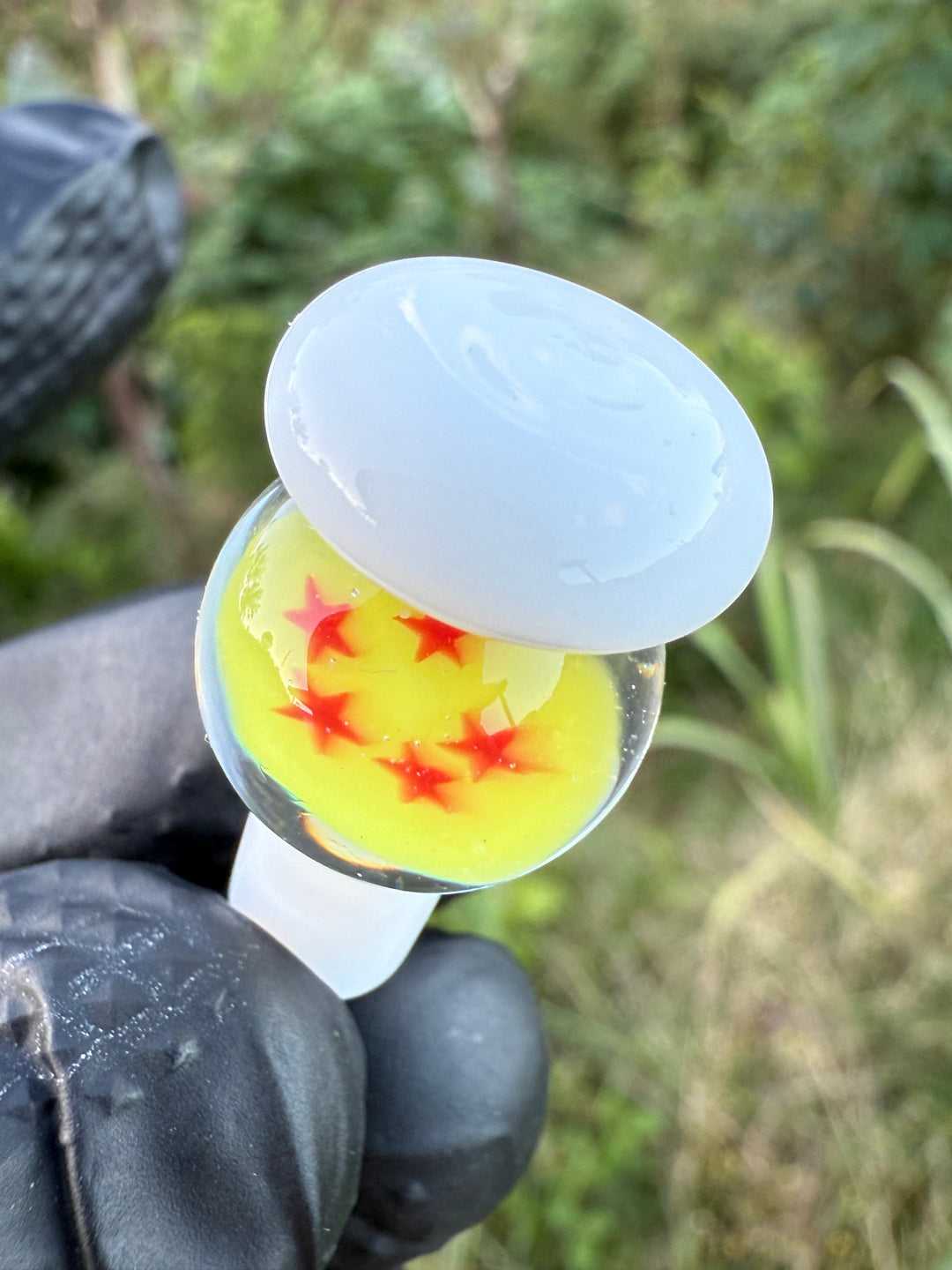 Uzzi Glass Dbz Milli Carb Cap - White