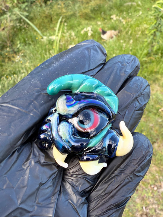 Kaigo Glass Monster Pendant - Multi Coloured #3