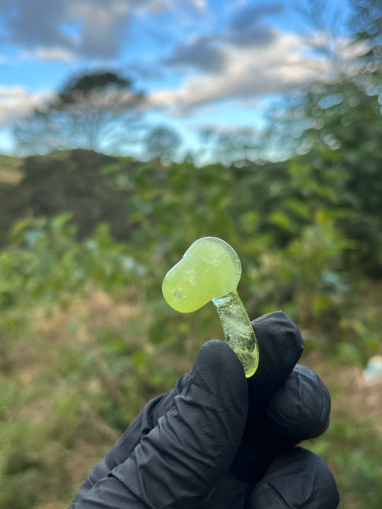 Jims Glass Blowing Cone - Custom Green