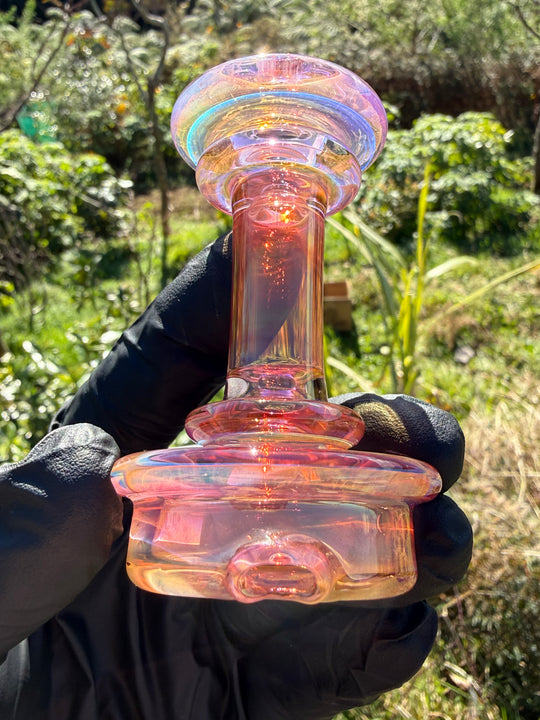 Yeti Glass Puffco Peak Dry Top - Gold Fumed #3