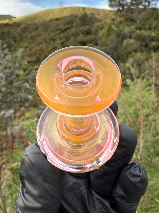 Yeti Glass Puffco Peak Dry Top - Gold Fumed #1