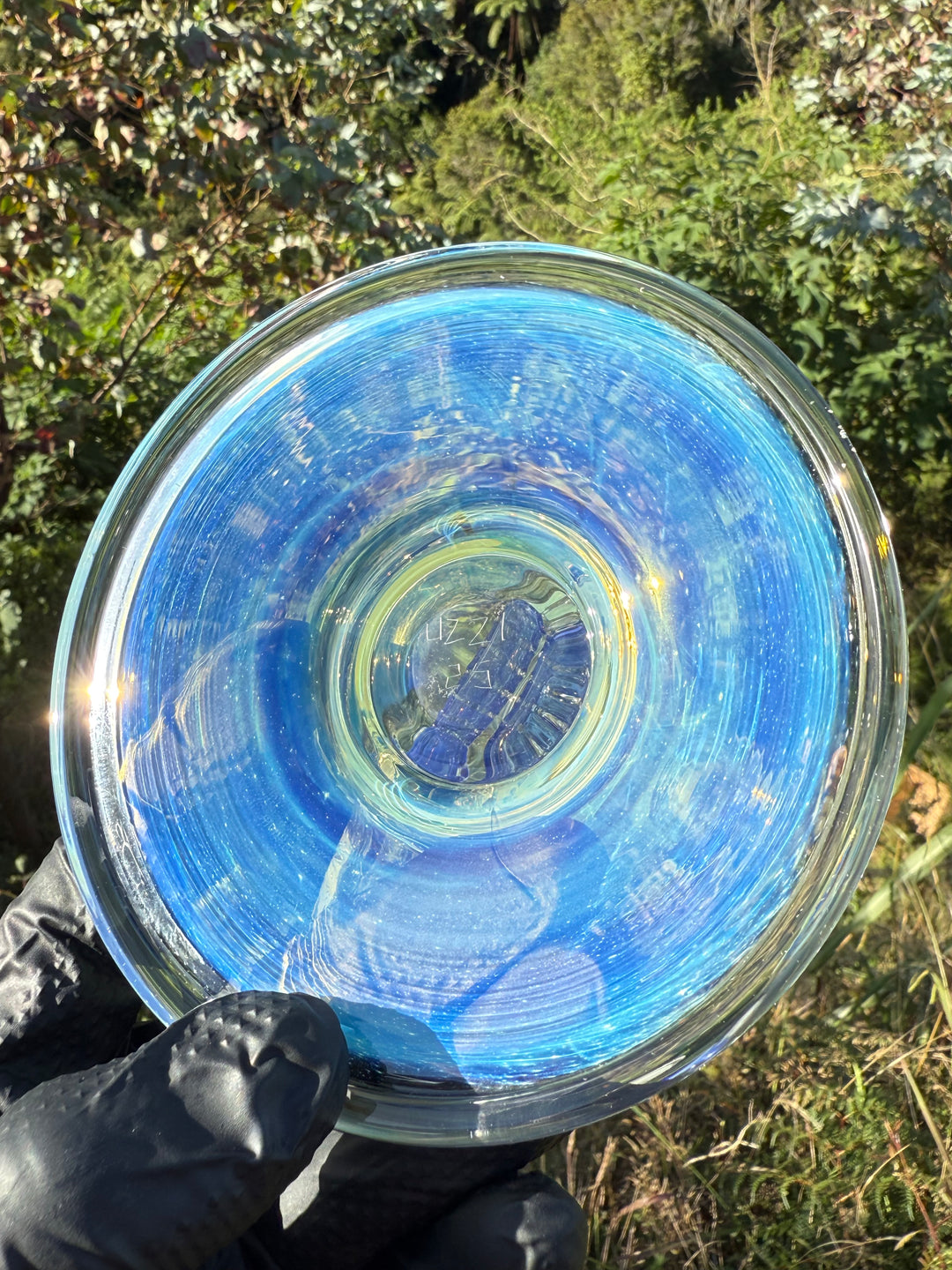 Uzzi Glass Double Stemline Set - Silver Fumed/Sonic