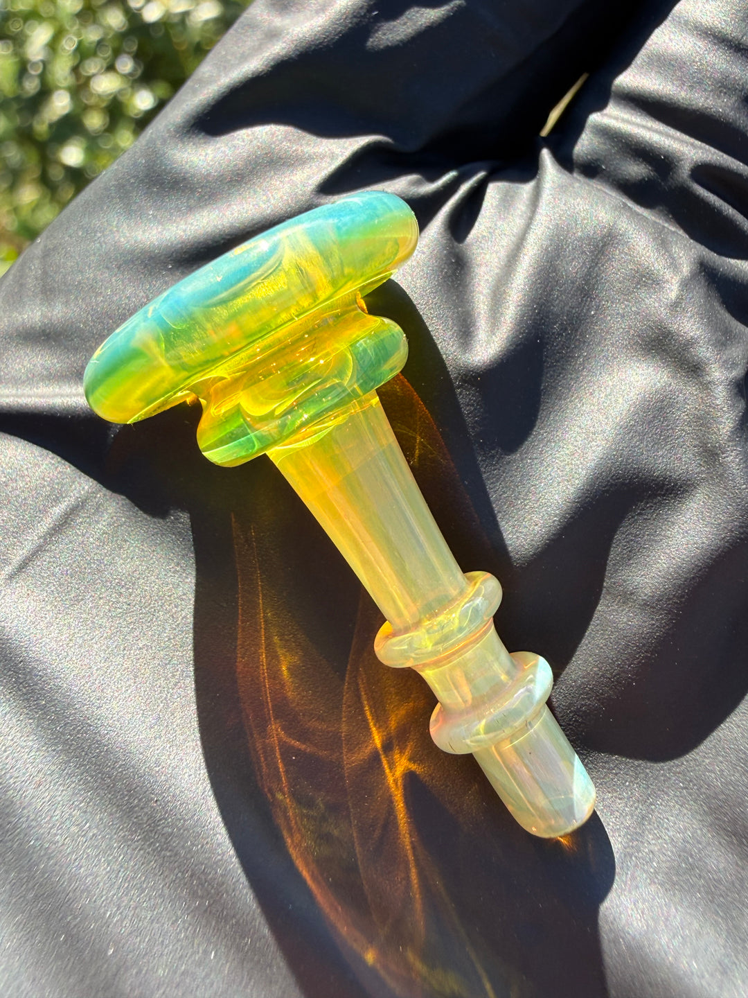 Yeti Glass Puffco Peak Joystick - Green Multi #2