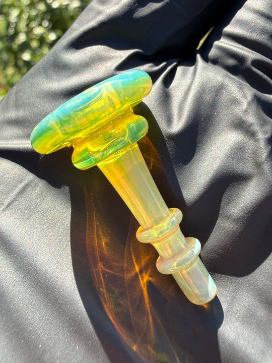 Yeti Glass Puffco Peak Joystick - Green Multi #2