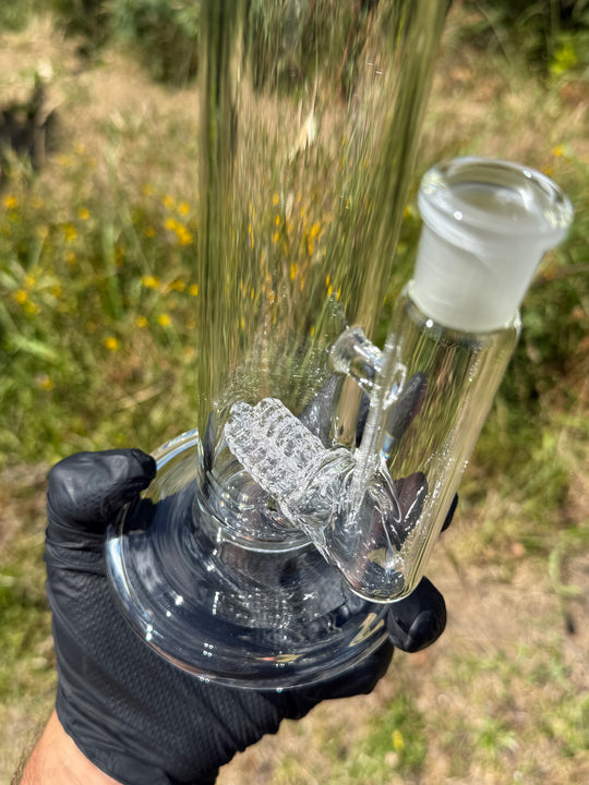 Uzzi Glass Double Inline Straight - Clear