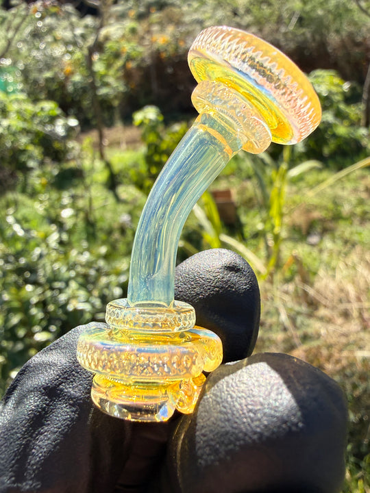 Yeti Glass Puffco Pivot Dry Top - Silver Fumed #2