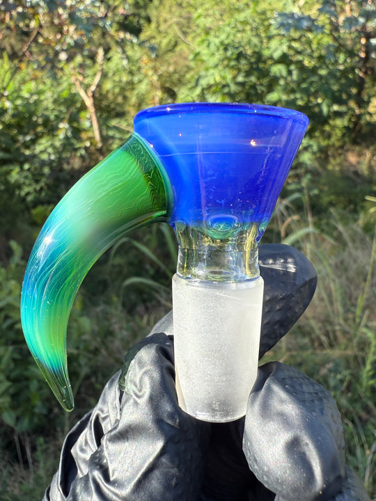 Uzzi Glass Two Tone Tubecycler Set - Green Energy/Sonic