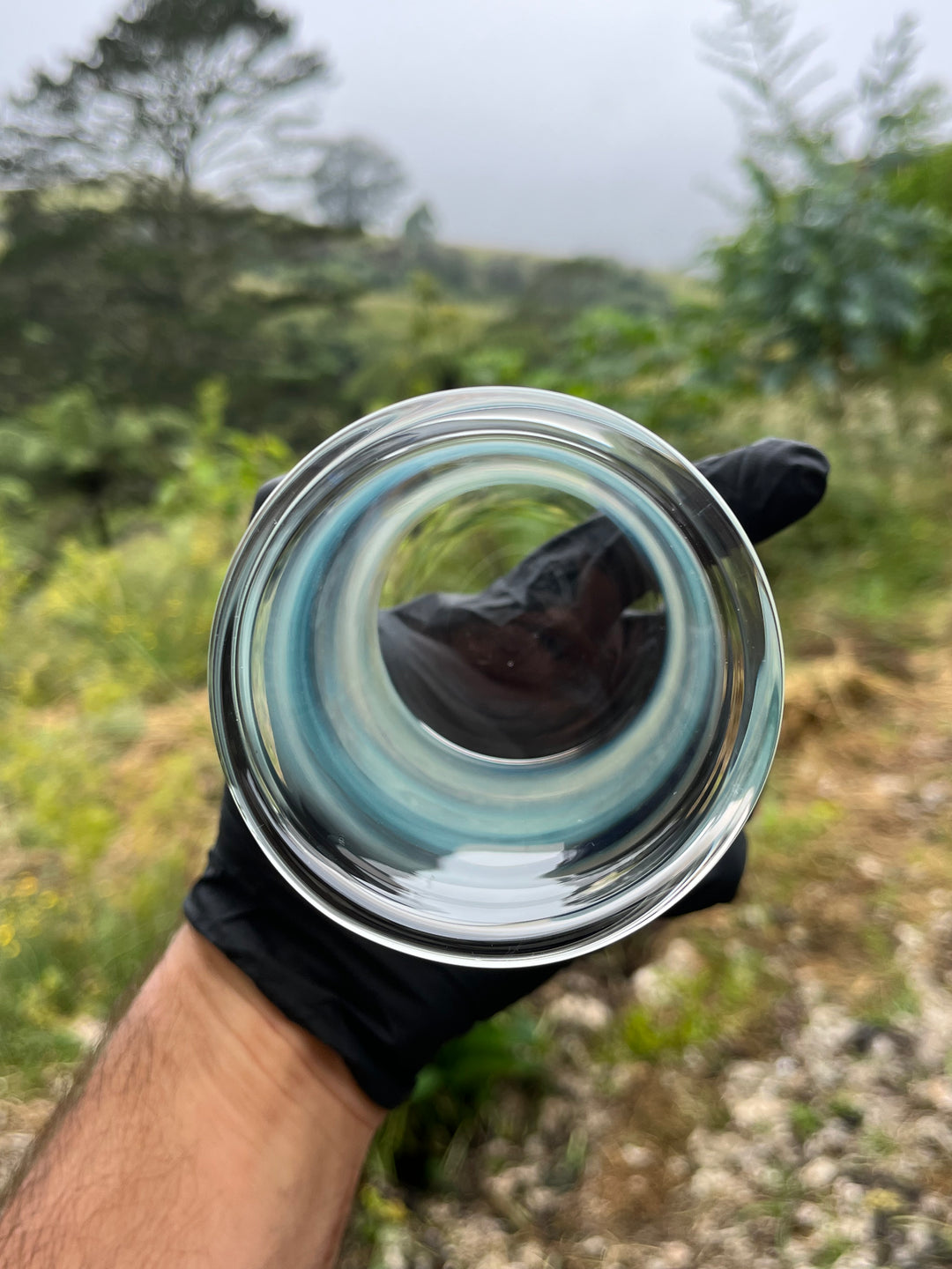 Empirical Glass Cup #3 - Silver Fumed