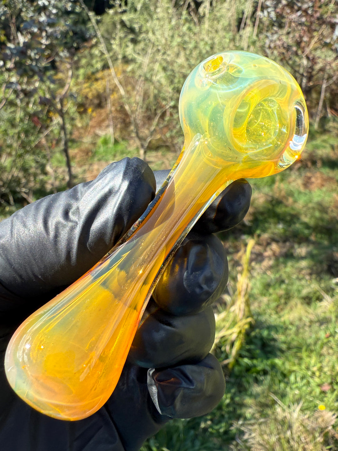 The Glass Bandit Spoon - Silver Fumed