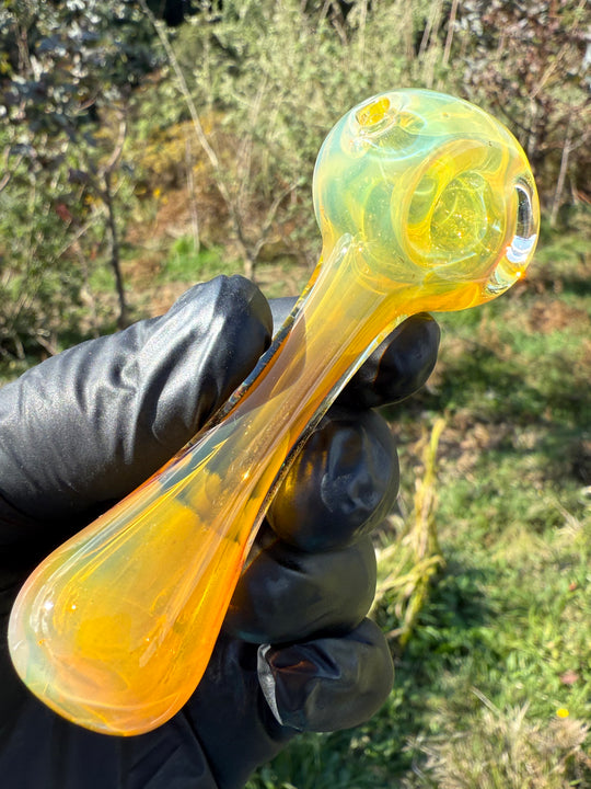 The Glass Bandit Spoon - Silver Fumed