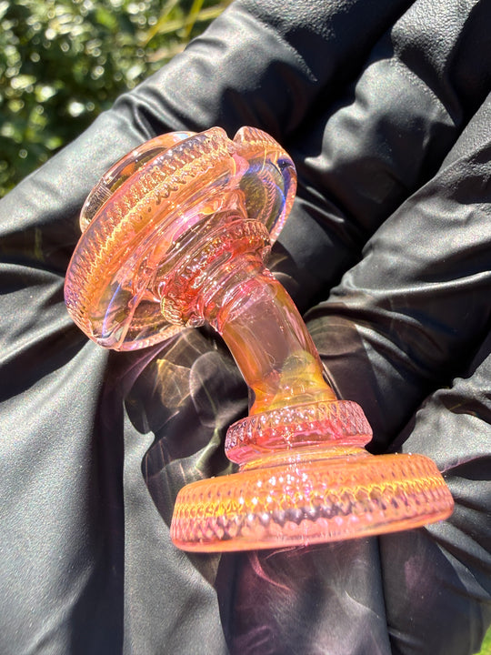 Yeti Glass Puffco Proxy Core Dry Top - Gold Fumed