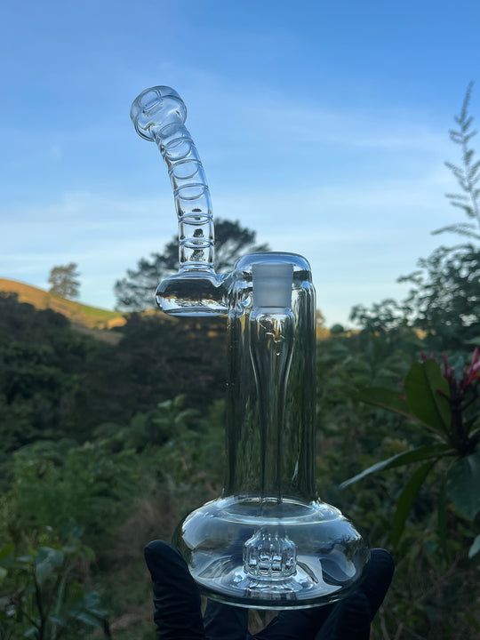 The Glass Bandit 18mm Bubbler #2 - Clear