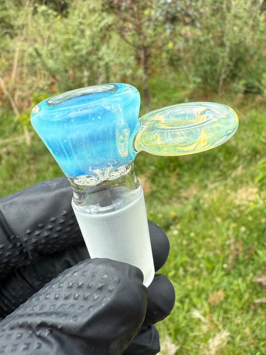 Empirical Glass Grill Perc Tube With Trashcan/Slide - Marina