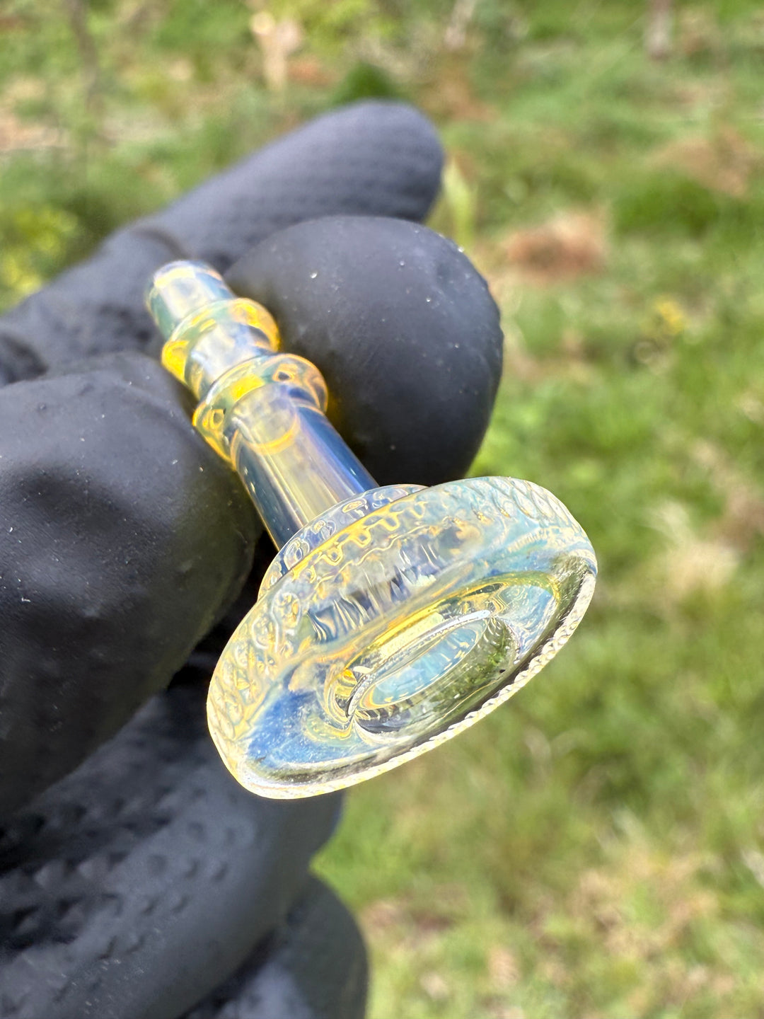 Yeti Glass Puffco Peak Joystick - Silver Fumed #2