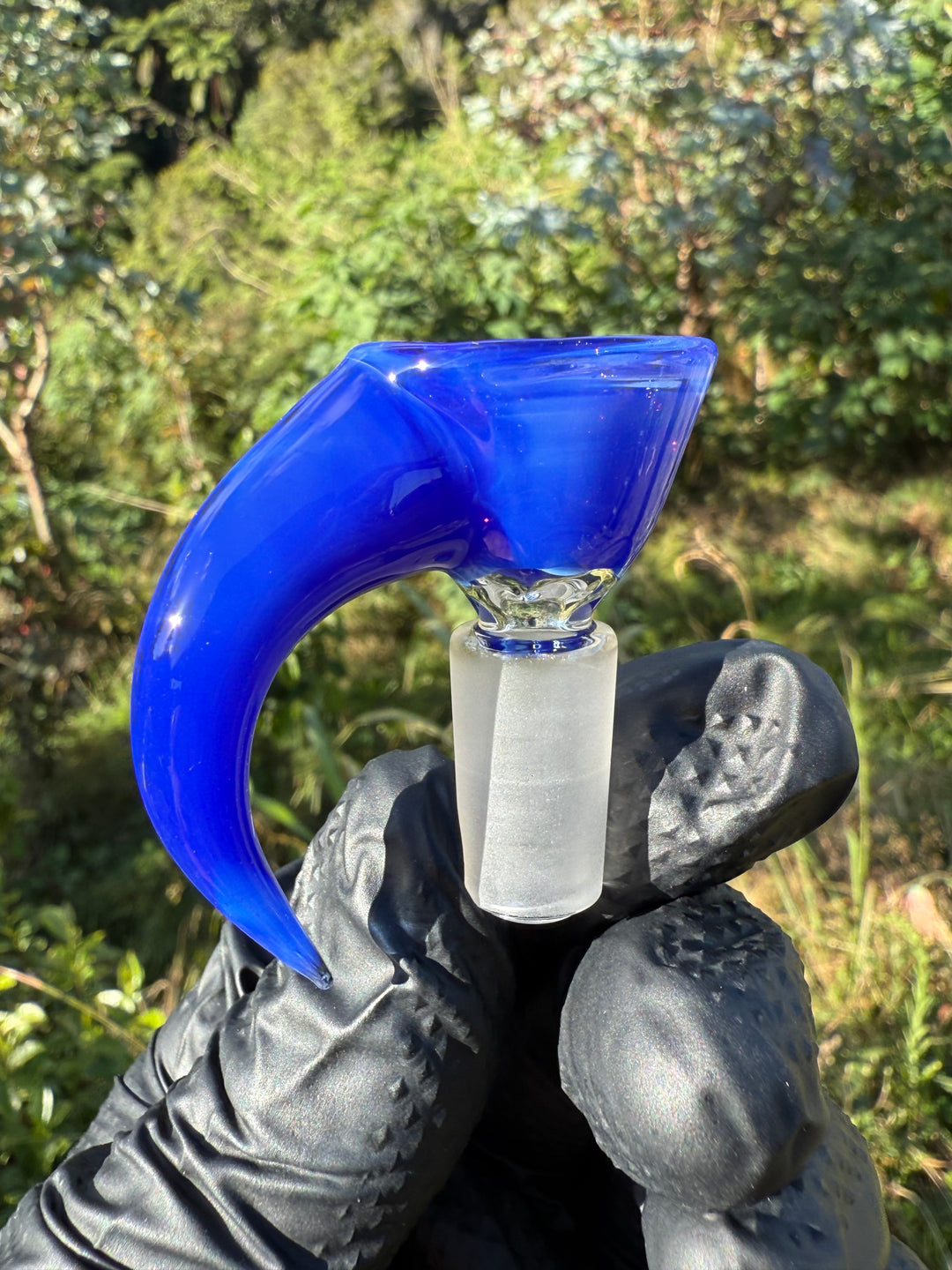 Uzzi Glass Double Stemline Set - Silver Fumed/Sonic