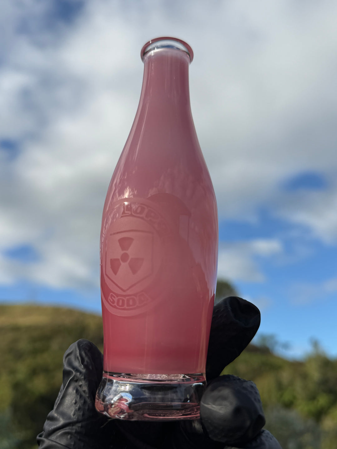 Uzzi Glass Puffco Phd Flopper Jammer  - Pink