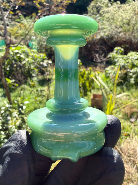 Yeti Glass Puffco Peak Dry Top/Joystick Set - Pine Green