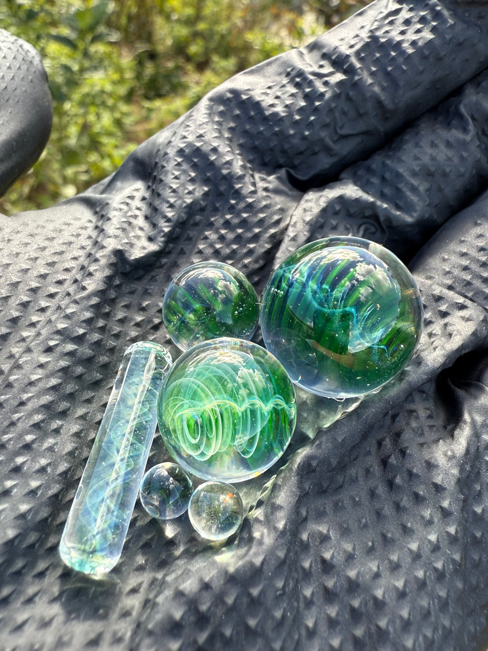 Polar Glass Terp Slurper Set - Illuminati/Fumed
