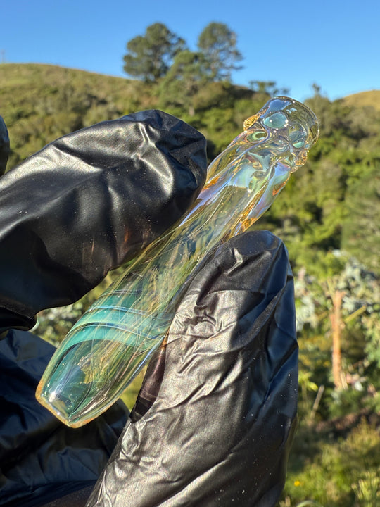 Kaigo Glass One Hitter - Silver Fumed #3