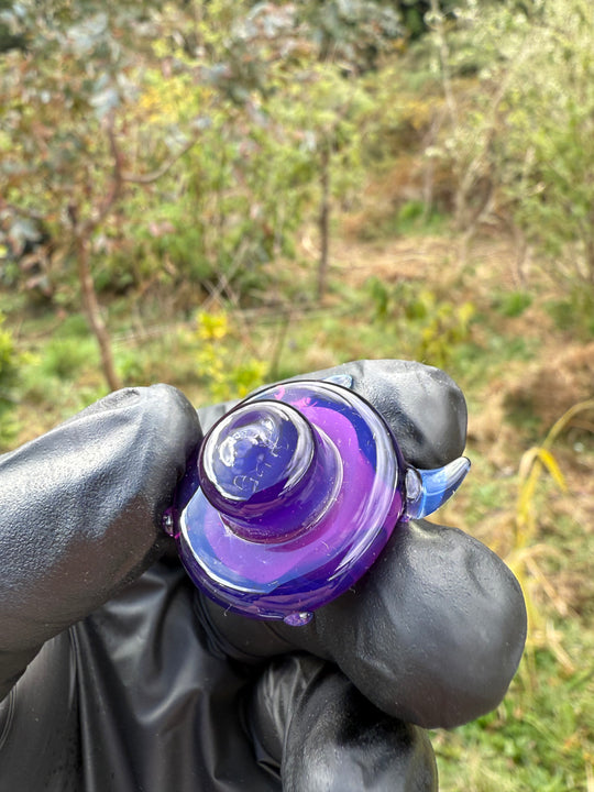 Jamie Clement Monster Eye Carb Cap - Gold Amethyst