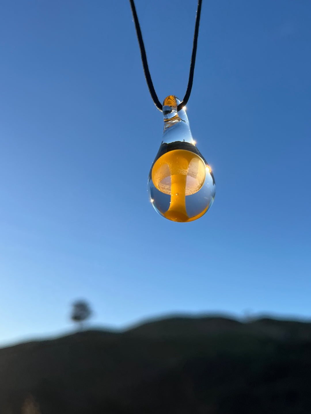 AUBORO Mushroom Pendant - Yellow