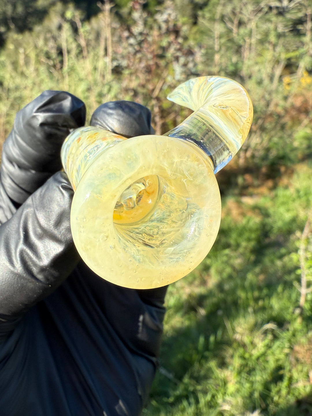 Jims Glass Blowing 18mm Chaos Slide - Silver Fumed