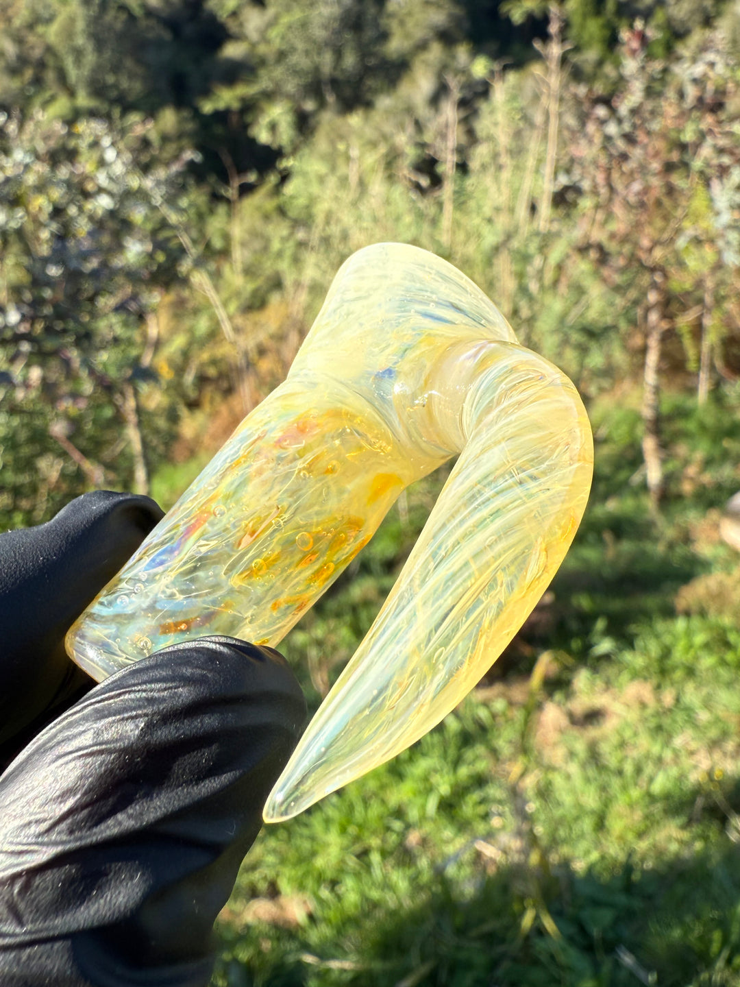 Jims Glass Blowing 18mm Chaos Slide - Silver Fumed