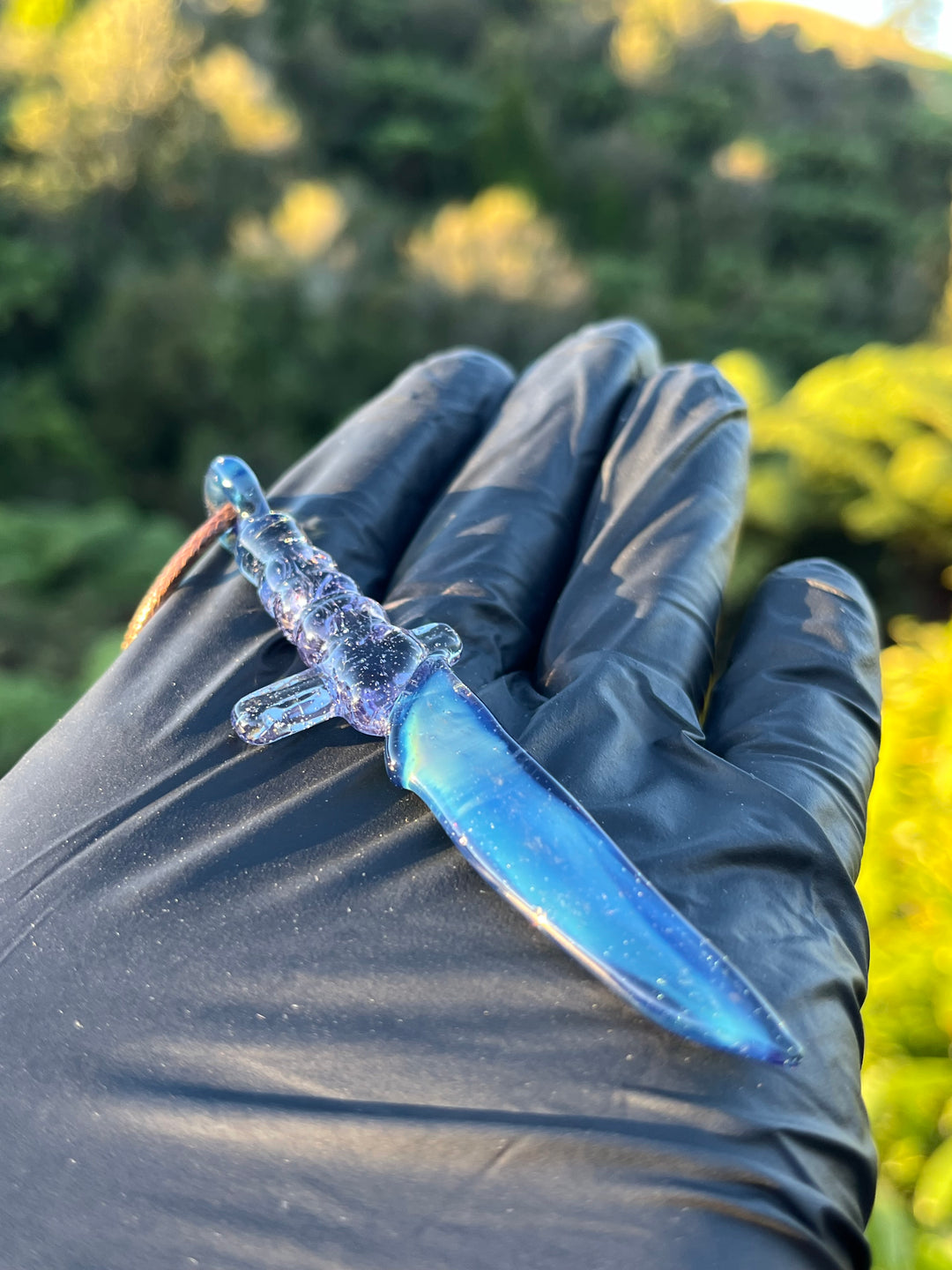 Jamie Clement Dagger Pendant - Multi Coloured #3