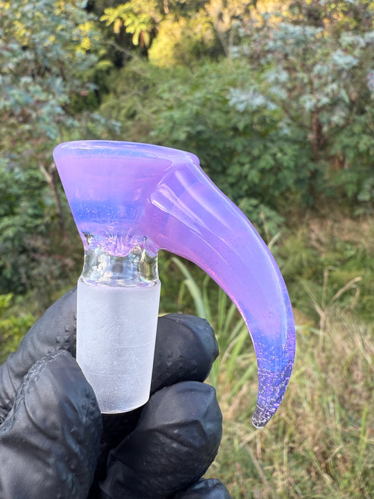 Uzzi Glass Stemline To Imperial Bent Neck Tube - Pink Slyme