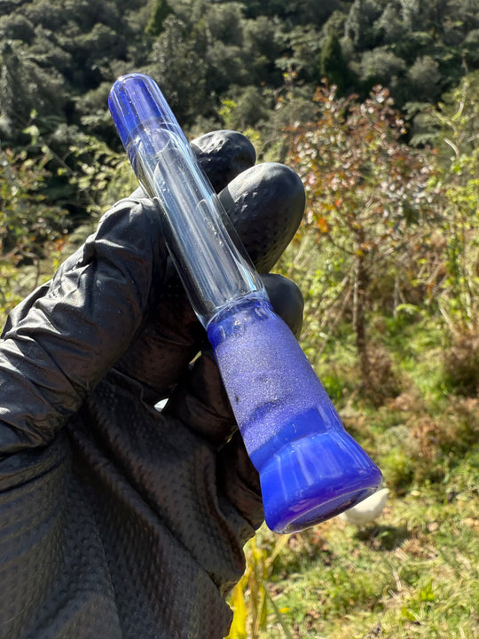 Jamie Clement Glass Downstem Seconds Quality - Blue