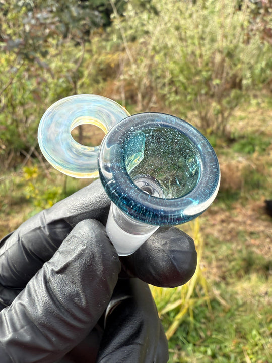 Empirical Glass Slide 14mm Fumicello - Blue Stardust