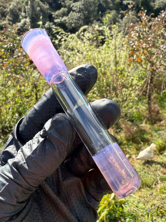 Jamie Clement Glass Downstem Seconds Quality - Pink Slyme