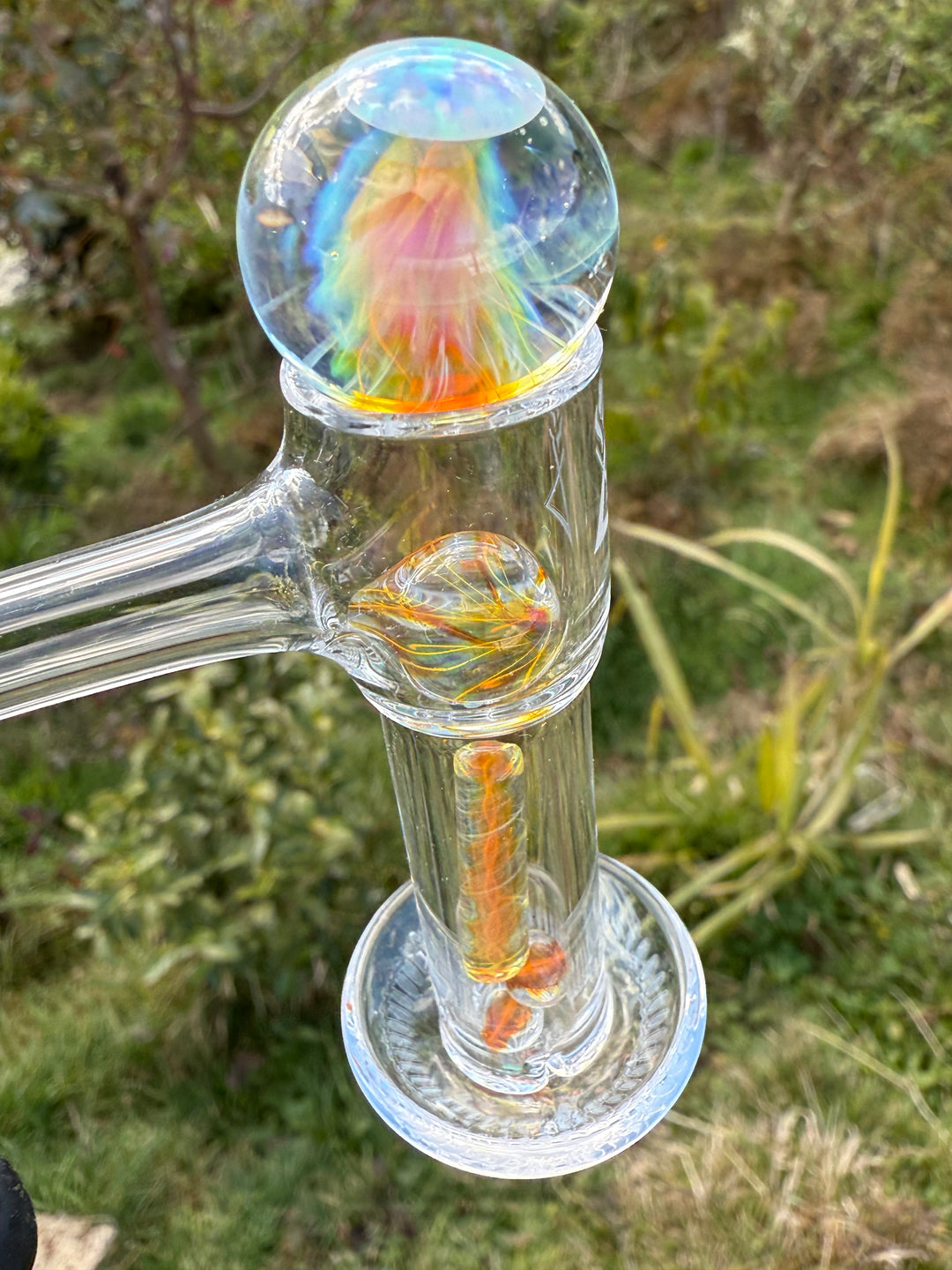 Polar Glass Terp Slurper Set With Opal - Fumed