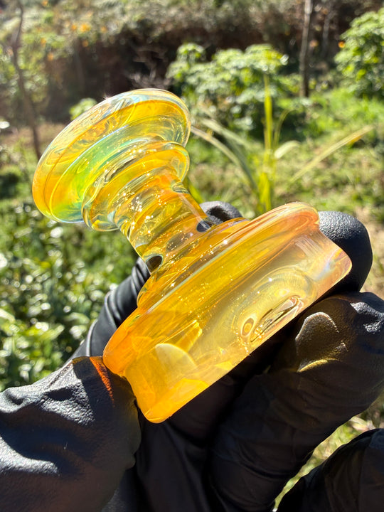 Yeti Glass Puffco Peak Dry Top - Silver Fumed #3