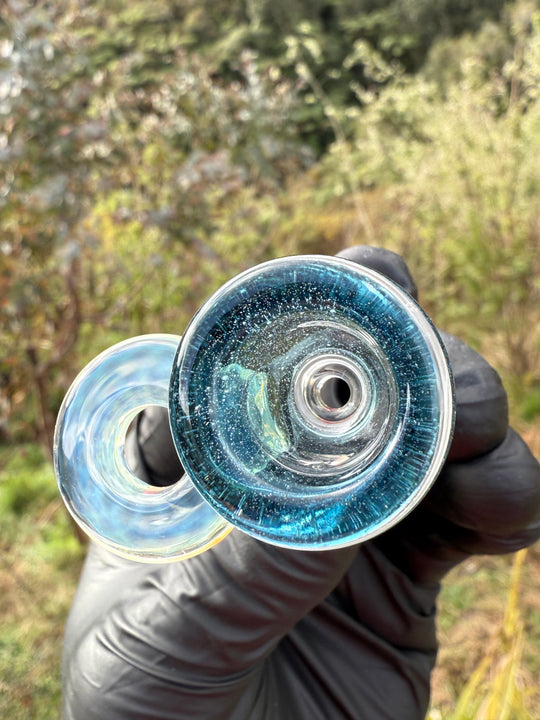 Empirical Glass Slide 14mm Fumicello - Blue Stardust