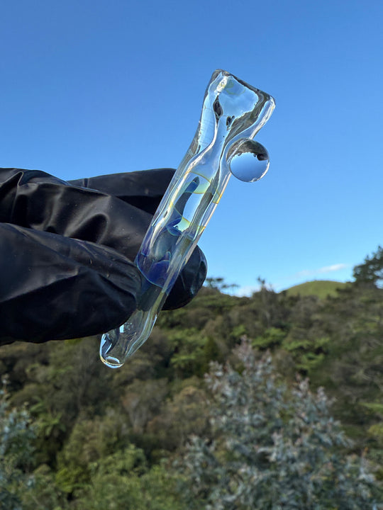 Kaigo Glass One Hitter - Silver Fumed #2