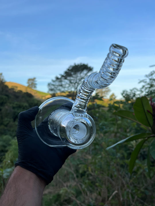 The Glass Bandit 18mm Bubbler #1 - Clear