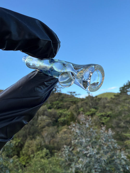 Kaigo Glass One Hitter - Silver Fumed #2