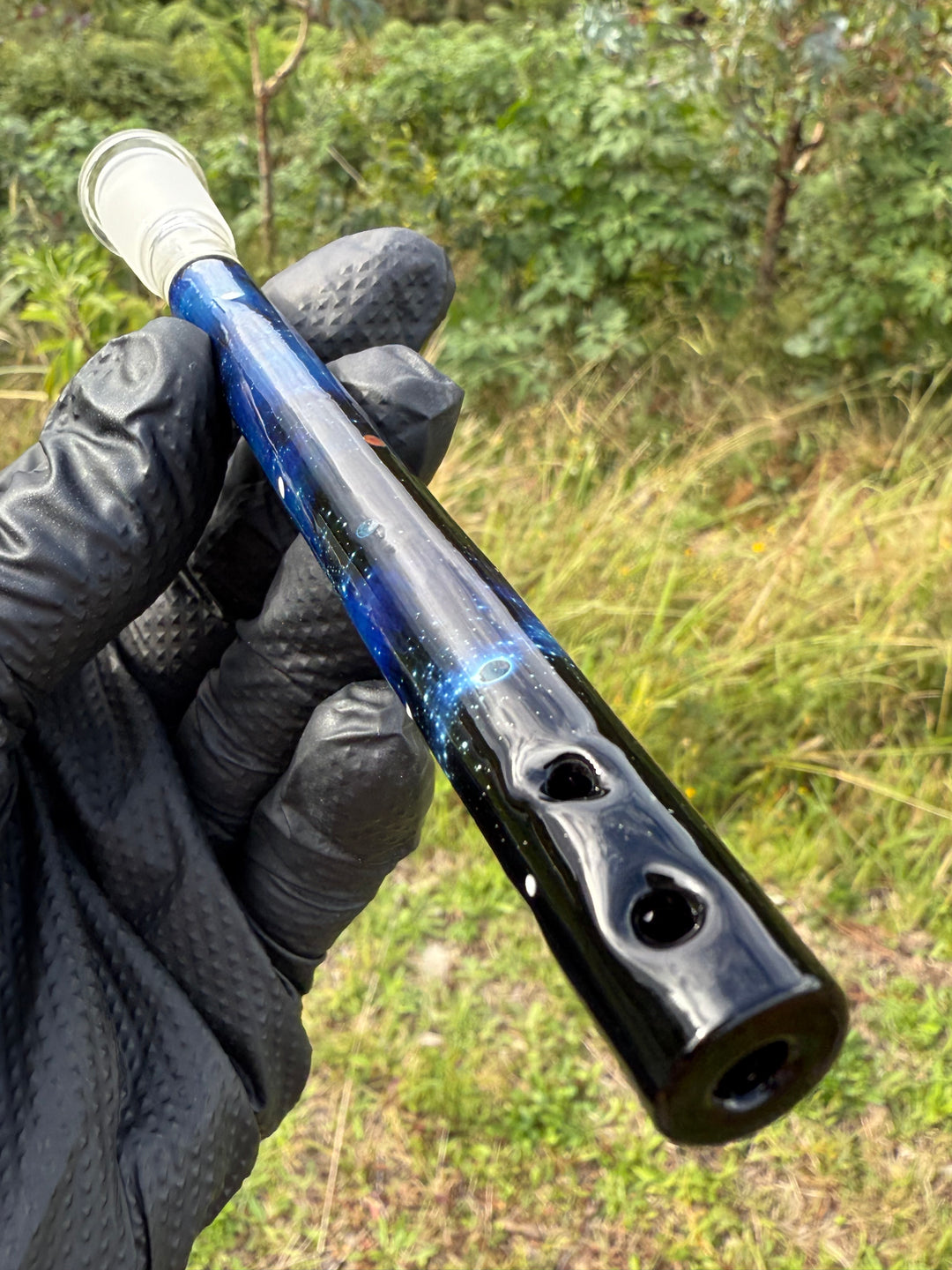 Jamie Clement Glass Collaboration Downstem - Galaxy #1