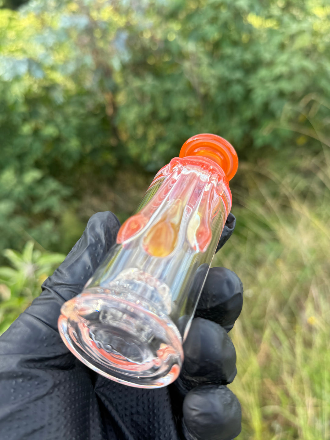 Uzzi Glass Puffco Drip Jammer  -Orange